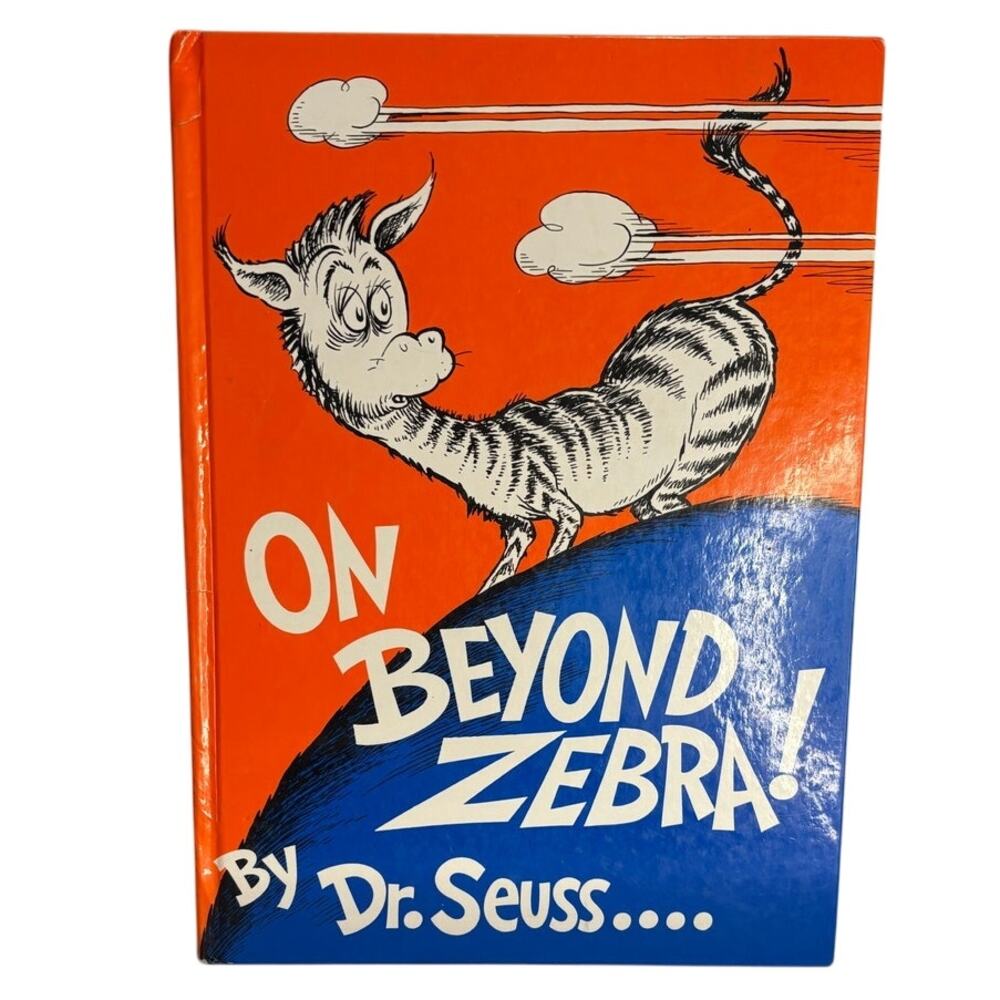 VTG 1983, Out of Print - On Beyond Zebra! by Dr. Seuss, Book, HC